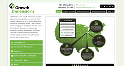 Desktop Screenshot of growthdimensions.org